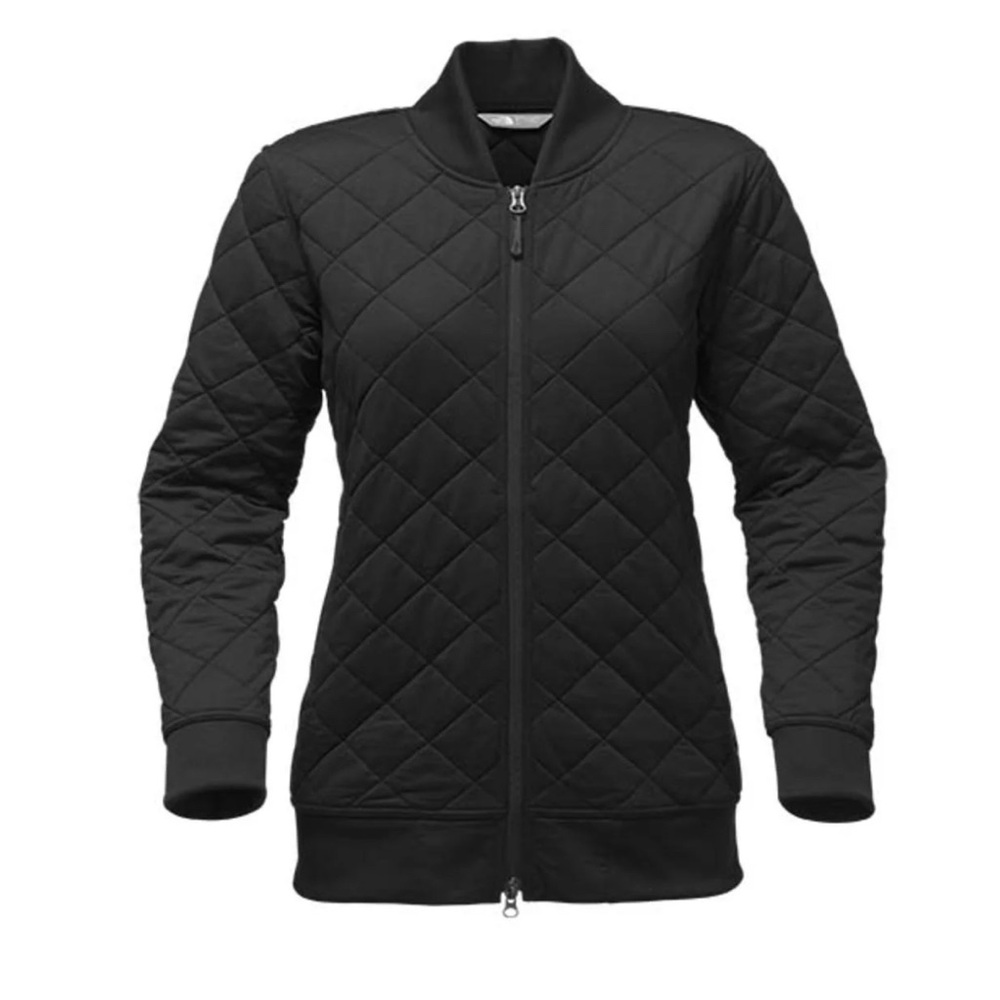 Women’s The North Face Mod Bomber Insulated Jacket Zip Black XS Long